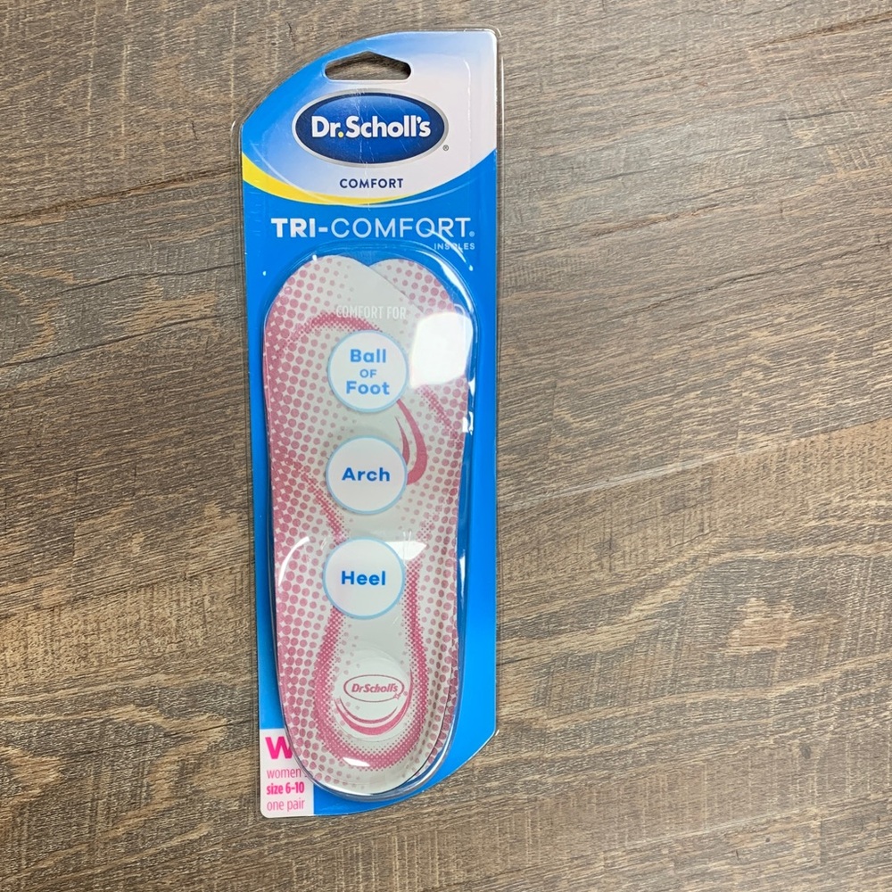 Dr. Scholl's Women's Insoles with Pink and White Pattern